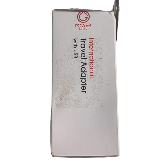 International Travel Adapter 1 AMP With USB Dual Charging Black - Picture 7 of 7